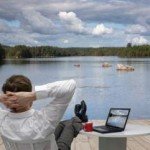 Job und reisen verbinden