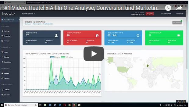 Videobeitrag: Heatclix intern – Übersicht und Tracking-Code